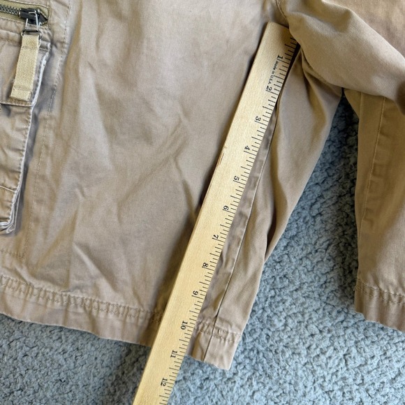 Tommy Hilfiger Mens Cargo Shorts Tan Khaki Multi Pocket Cotton Size 30 - Picture 9 of 15